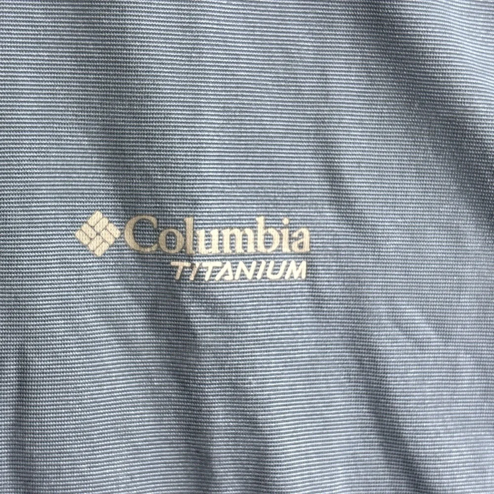 Columbia Titanium Men's XXL Short Sleeve T-Shirt Hiking Camping Moisture Wicking - Picture 7 of 7